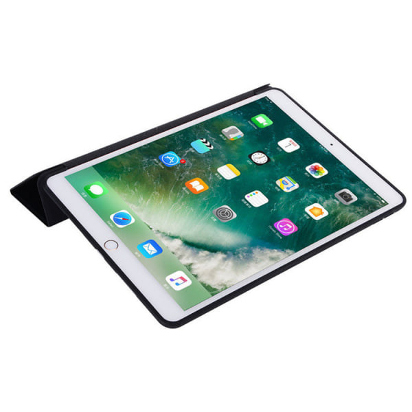 INF iPad kotelo 9,7 tuuman Smart Cover Case jalustalla Musta