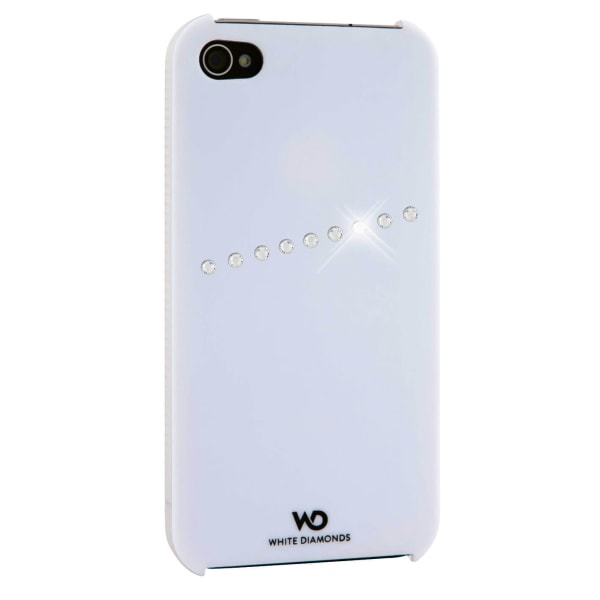 WHITE-DIAMONDS Sash Vit iPhone 4s Skal