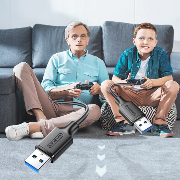 USB 3.0 forlængerkabel 12 m, A han til hun, afskærmet fleksibelt PVC-kabel til computer, printer og andre USB-enheder