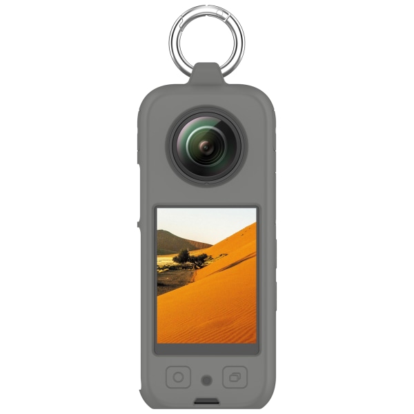 Insta360 X3 Panoramic Action -kameran silikonisuojakotelo Harmaa