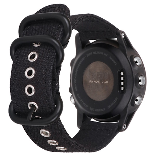Quick Release Canvas urrem til Garmin Fenix 6/7/7X Pro 20 mm