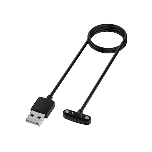 Smart Watch Oplader til Ares (A1908) - Sort, 100cm Kabel