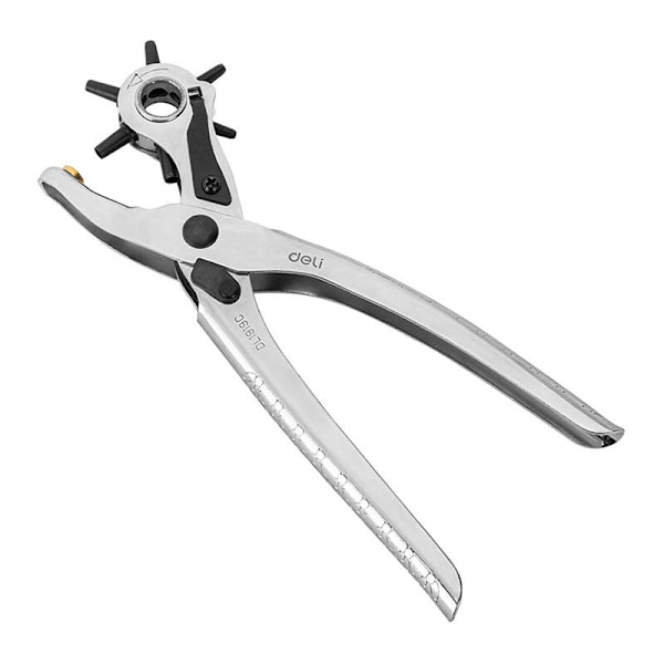 Läderhålslagare 9" Deli Tools EDL1919C (silver)