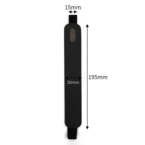 Apple Pencil -kotelo - kiinnitettynä iPadiin Musta