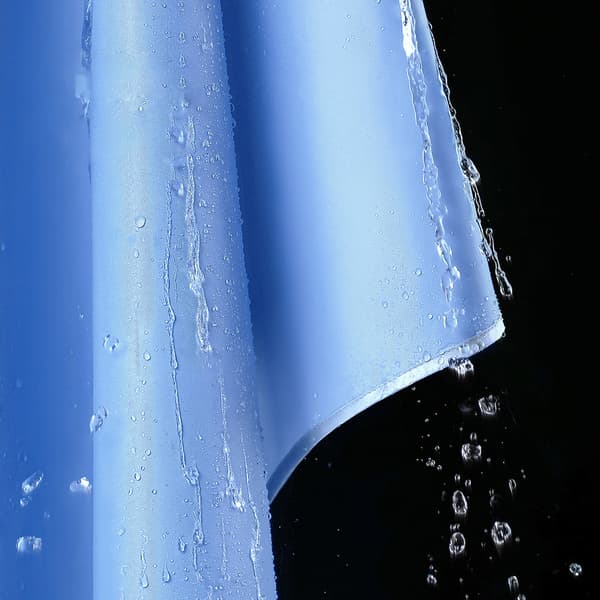 Vandtæt regnponcho med ærmer Blue Blue
