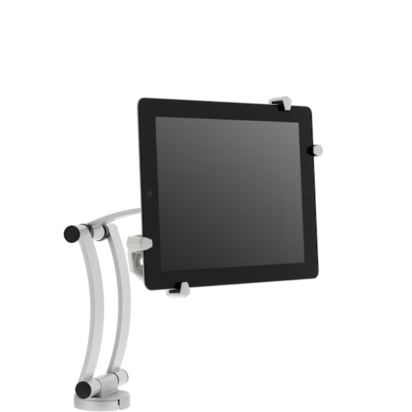 Wall bracket for tablet, rotatable 360, 3 joints, gray V2