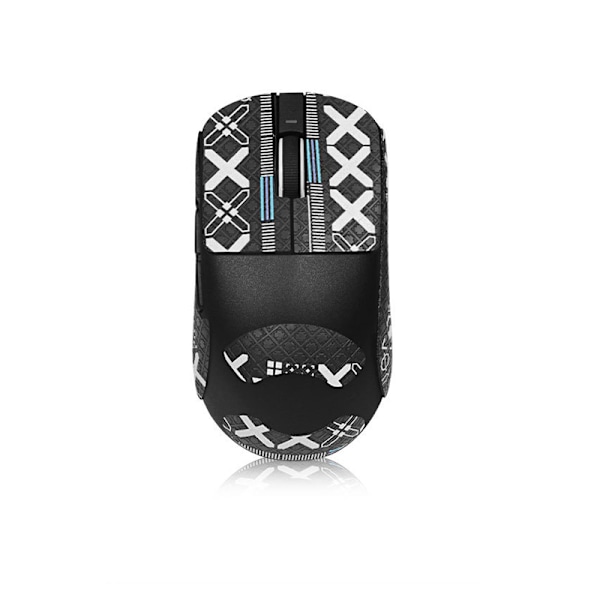 Forbedrede Grip Mouse Stickers - Fuld Dækning Sort Print
