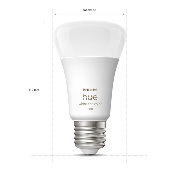 White Color Ambiance E27 4-pack
