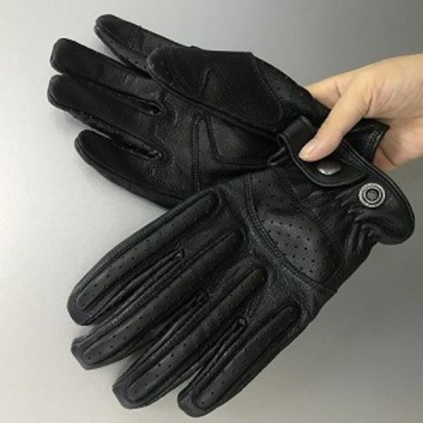 Motorcykelhandsker - sorte (touchscreen forlænget bagside) XL XL