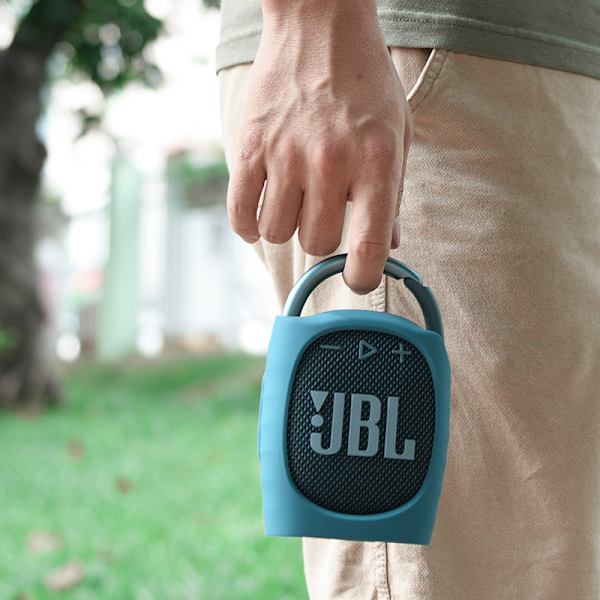 Silikone beskyttende etui til JBL CLIP4 Bluetooth-højttaler Blå