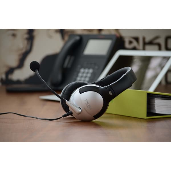 Multimedia Headset SB45 Sort/Sølv USB Mic