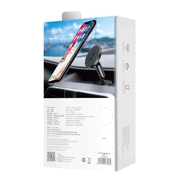 Baseus Bullet Magnetic Car Mount (sort)