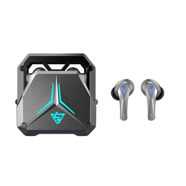 SP23 Silvergrå Metallisk Pistol Färg Bluetooth Hörlurar
