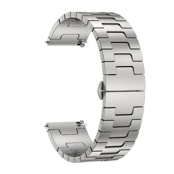 Titaaninen kellon ranneke 22 mm älykellolle Butterfly Clasp (DLC-suojaus) Titaani