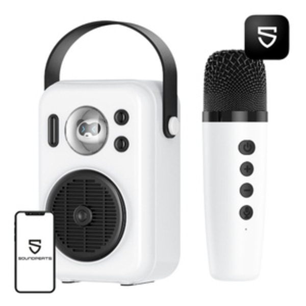 Langaton Bluetooth-kaiutin Soundpeats Hi-sing (valkoinen)