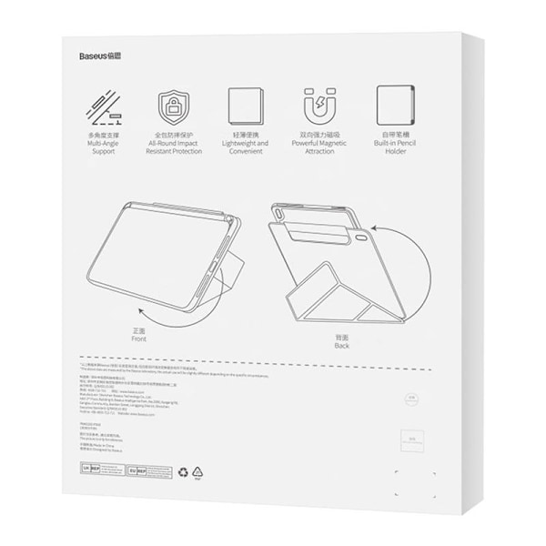 Magnetic Case Baseus Minimalist Pad Air4/Air5 10,9″/Pad Pro 11″ (vauvan pinkki)
