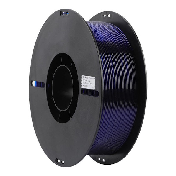 CR-PETG Filament Creality (läpinäkyvä sininen)
