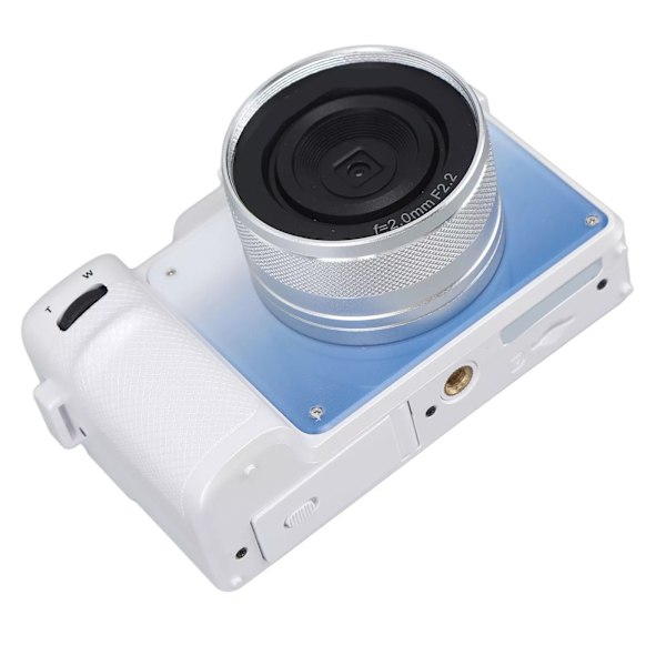Digitalkamera 4K/48MP/18X digital zoom/stabilisering/autofokus/dubbelkamera Vit