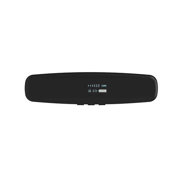 Trådløs 5.4 Bluetooth Bone Conduction Musikboks Søvn Højttaler med Timer og TF-kort understøttelse Black Black
