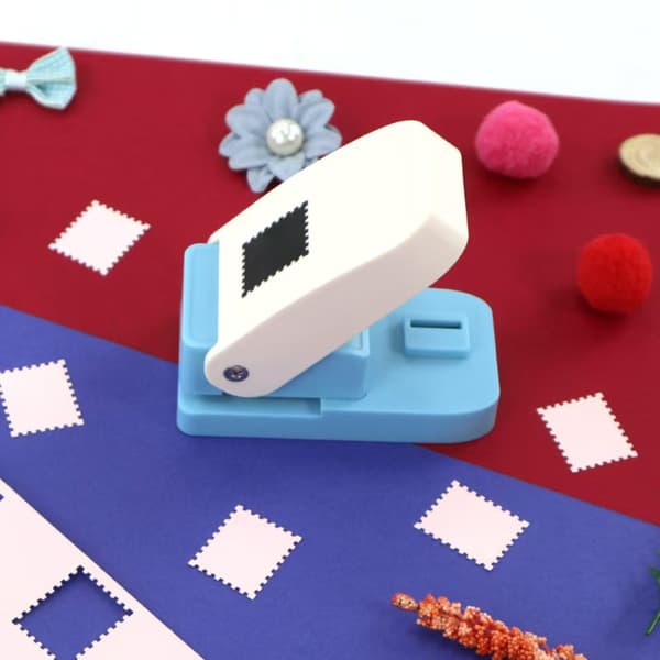 Rektangulær prægepunch til stempler med zinklegeret klinge til glat papirskæring, scrapbooking og kreative papirprojekter