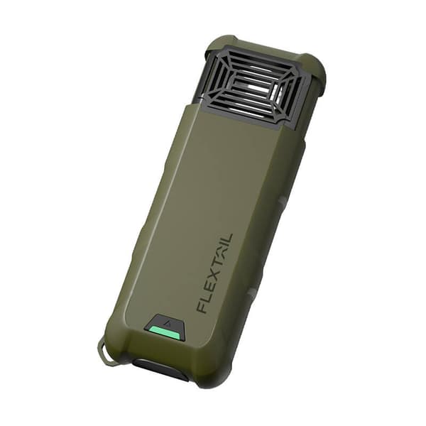 Bærbar 2-i-1 Mosquito Repellent Flextail Max Repel S (grøn)