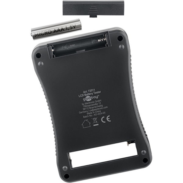 Batteriprovare med LCD-display