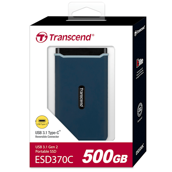 Portabel SSD ESD370C USB-C 500GB (R1050/W950)