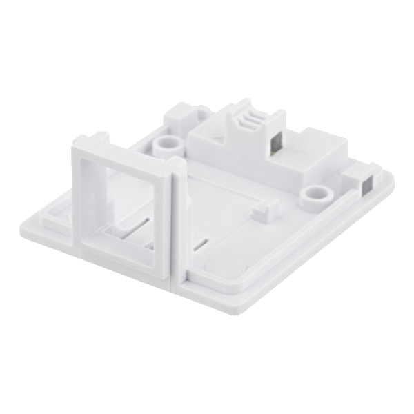 Surface mount box for Keystone, 1 port, white