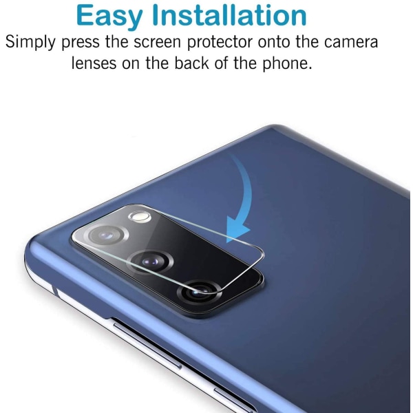 Galaxy S20 FE kameralinsskydd härdat glas 3-pack