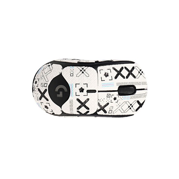 Anti-Slip Mouse Grip Tape til Logitech GPW1 Hvid