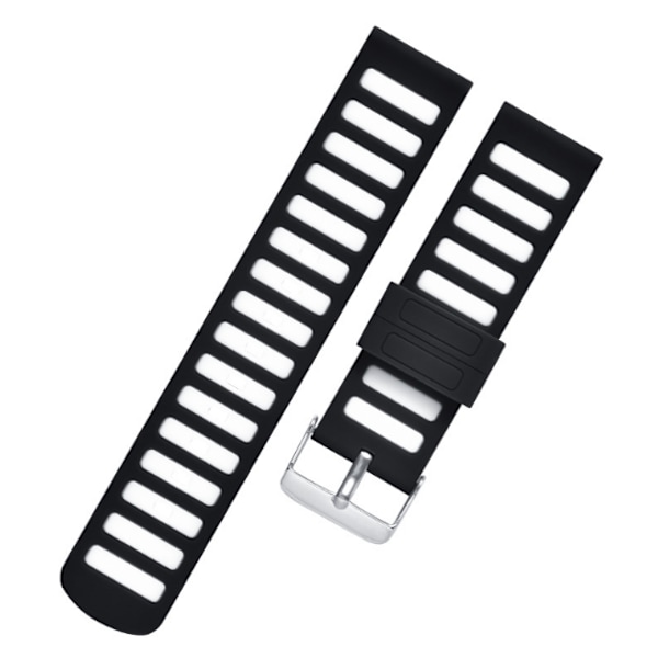 Huawei GT2/GT3/GT4 tvåfärgade silikonarmband Svart