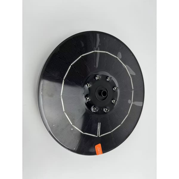 Vattenfontän solcellsdriven 18 cm med färgglad LED-belysning