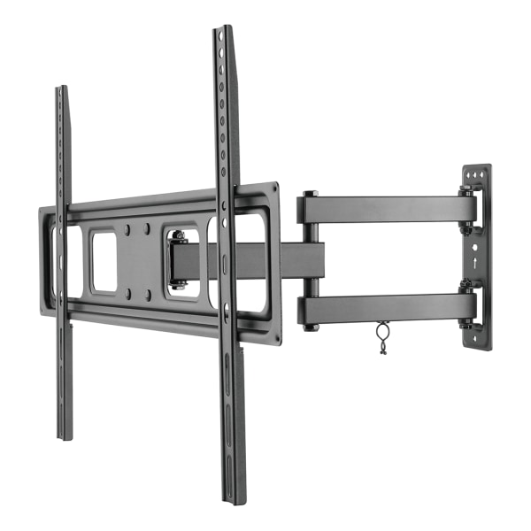 Full motion 3-way wall mount for monitor/tv, 37"-70", tilt Svart