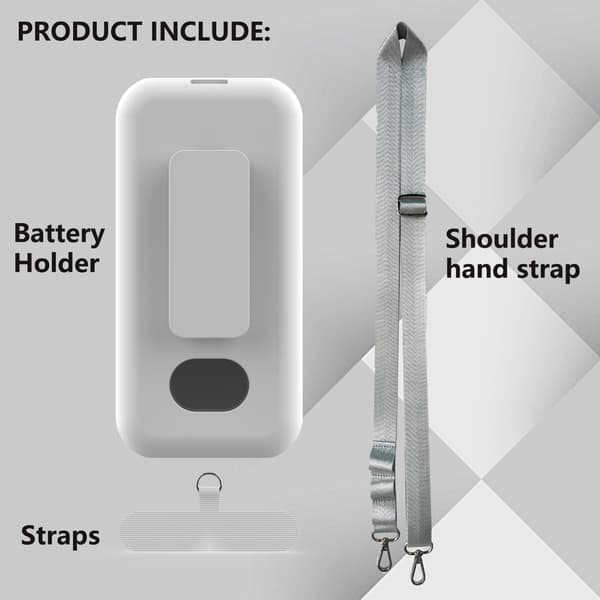 Battery Back Clip beskyttende etui til Apple Vision Pro White White