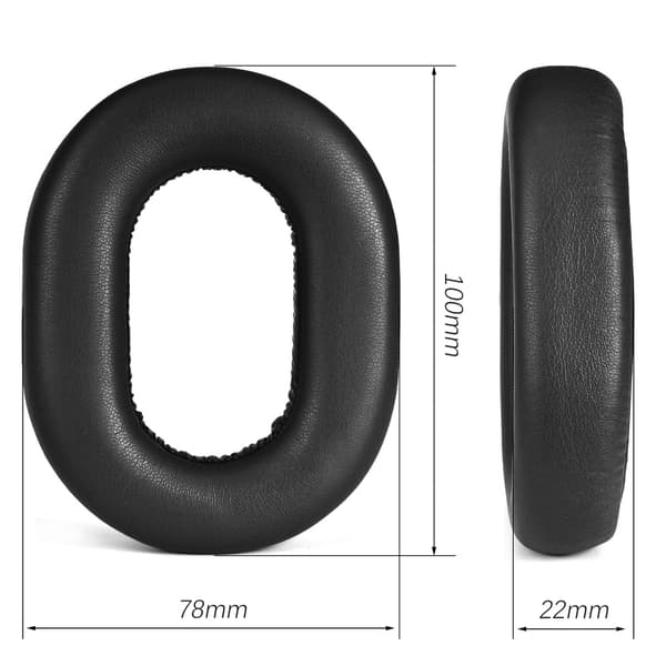 Ersättande Öronkuddar för Plantronics BackBeat FIT 6100 Black Black