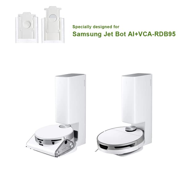 Dammsugarpåsar för Samsung Jet Bot AI+VCA-RDB95 5-pack White White