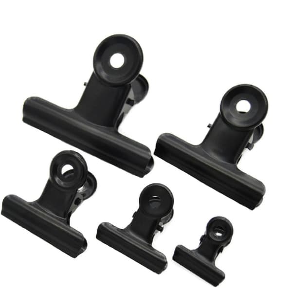 Sorte metalklemmer, 10-pak Size B Size B