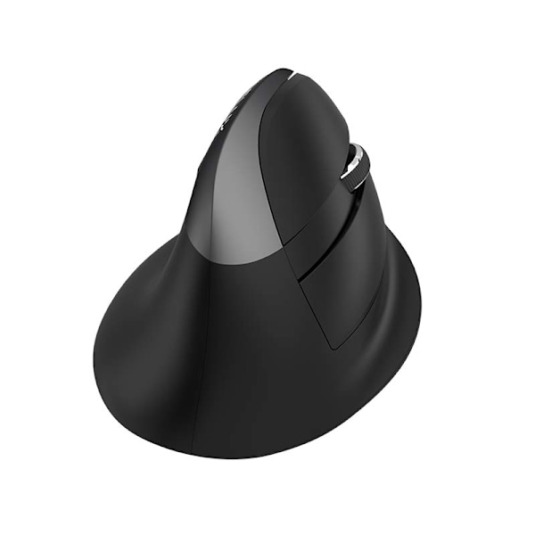 Trådlös vertikal mus Delux M618Mini BT+2.4G RGB 4000DPI (järngrå)