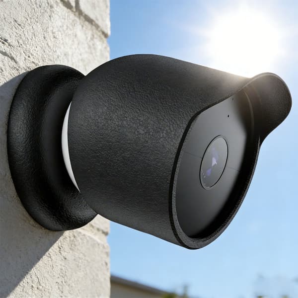 Skyddande Silikonfodral för Google Nest Cam Black Black