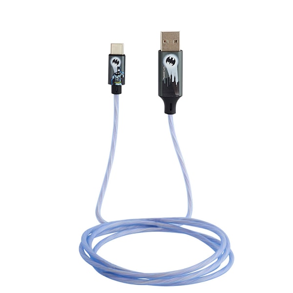 USB A till C Light-Up 1,2m Bat Logo