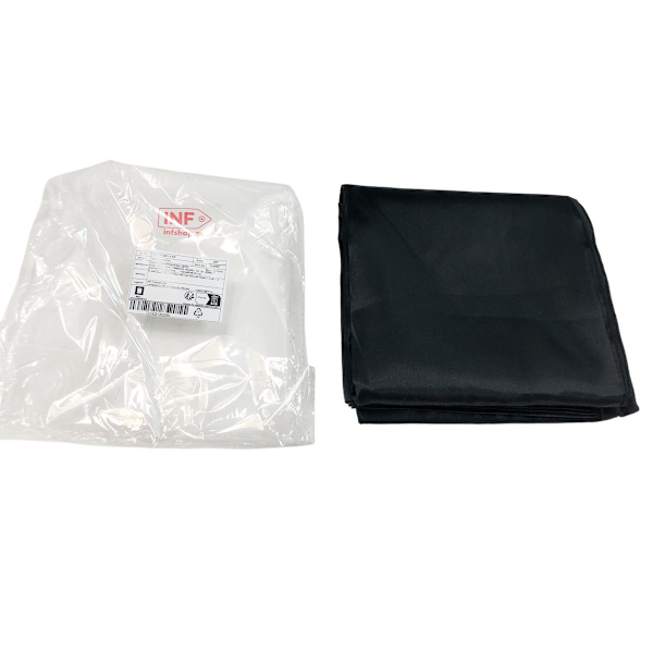 Elegant Polyester Satin Dug til Fester, Bryllupper og Begivenheder Black Black