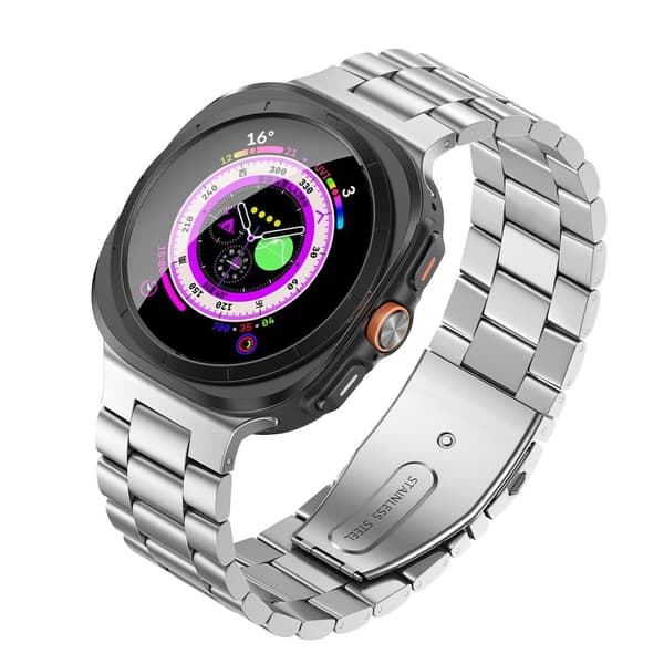 Rustfrit stålrem til Samsung Galaxy Watch 8 Silver Silver