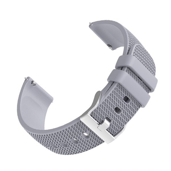 Klockarmband i silikon - Andningsbart och bekvämt Grå L