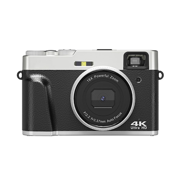 INF Digitalkamera 4K 48MP 16X zoom Sort