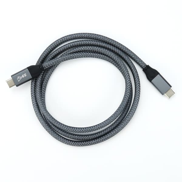 100W USB-C till USB-C Kabel - 20Gbps Data & 4K Video - Kompatibelt med Laptops, Tablets och Phones 1m 1m