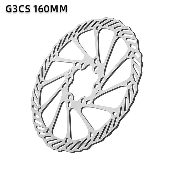 07-G3CS 160mm Rostfritt Stål Skivbroms Rotor - Silver