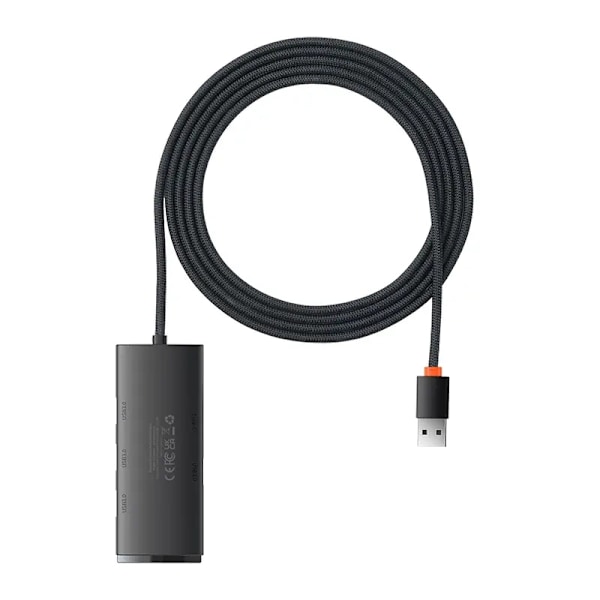 Hub 4w1 Baseus Lite -sarjan USB tai 4x USB 3.0 2m (Czarny)