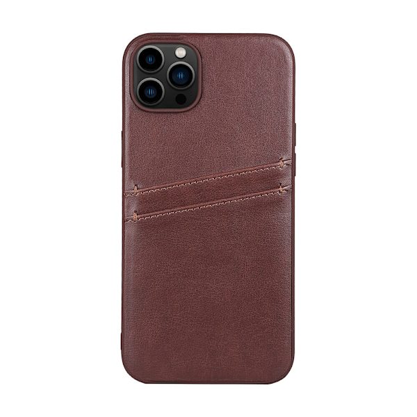 Mobilskal PU Brun - iPhone 14 Plus