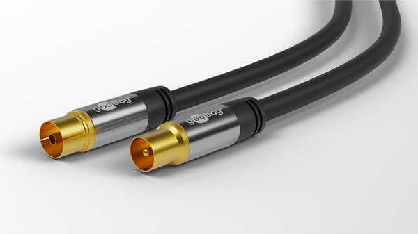 TV-antennkabel (135 dB), 4x skärmad