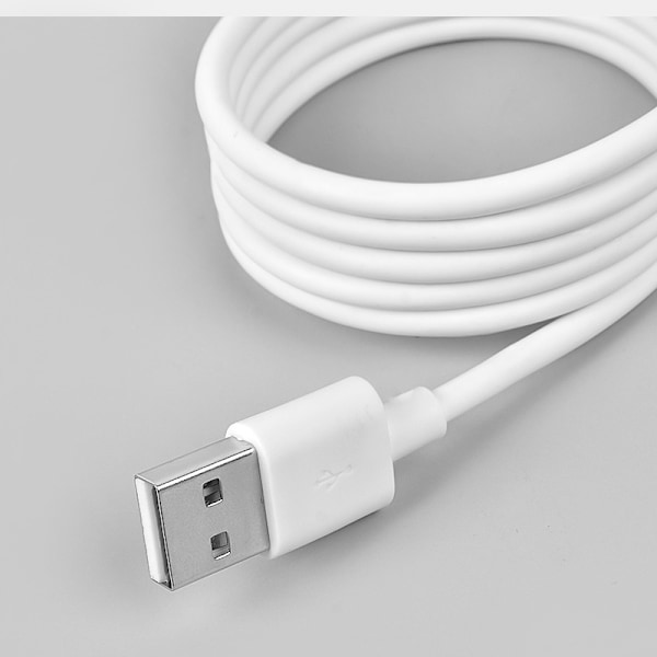 2-Pack 2M Micro USB -kaapeli, 2A:n pikalatauskaapeli Androidille Valkoinen